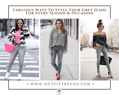 what to wear to grey jeans